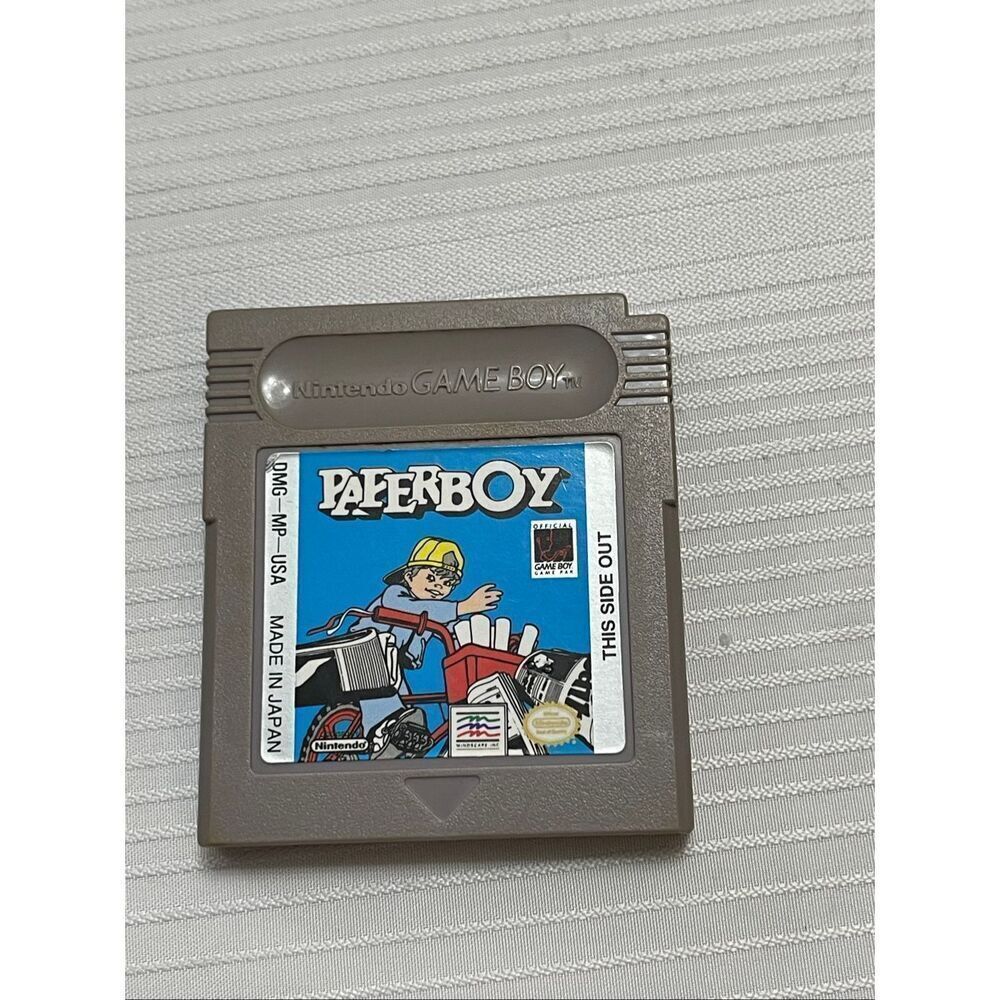 Paperboy Nintendo Gameboy Game 1990 Tested Works With Case